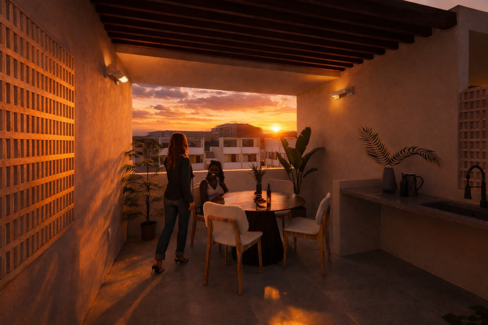 Roof Garden vista 2
